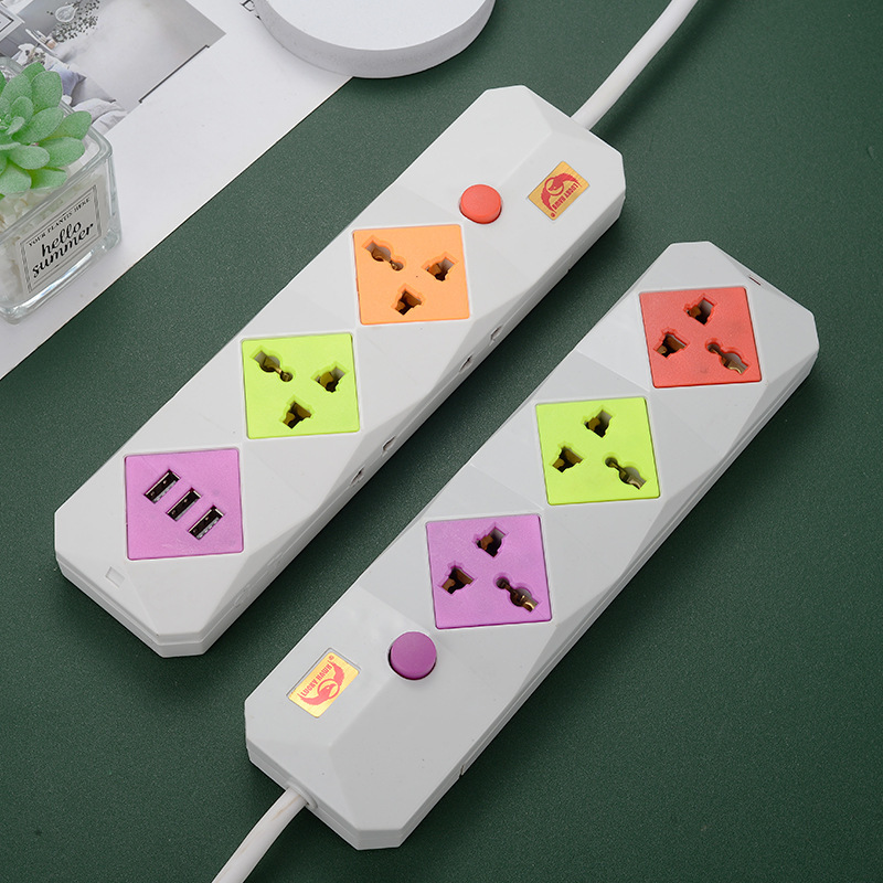 Exportación de exportación África y Oriente Medio color panel USB tres cuatro cinco enchufes