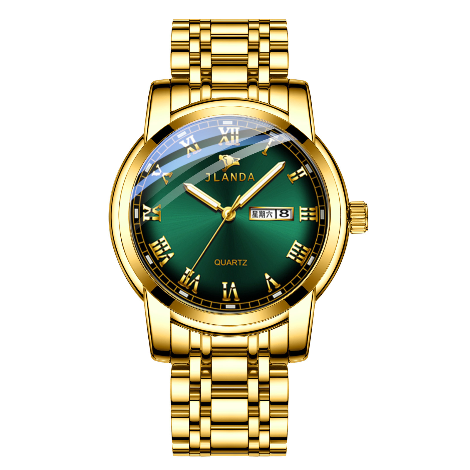 J6601G-G 올 골드 그린 표면