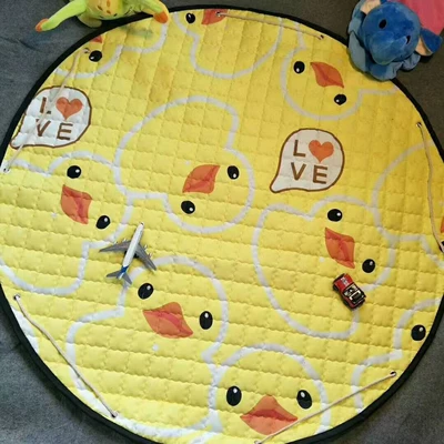 Floor Mat Kids Parent-Child | Avtomobil döşəmə paspasları - little-duck-diameter-145cm