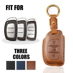 Bestselling Car Key Holder Suitable for Hyundai IX35 Sonata Elantra Azera Accent and Optimist Protective Case Genuine Leather