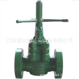 厂家直供API 6A美标4英寸5000PSI “DM”法兰端口铸件泥浆闸阀