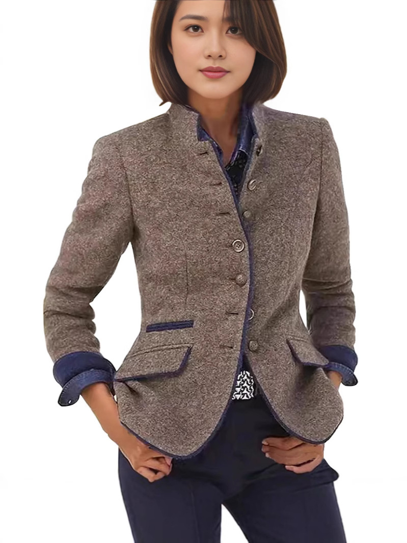 Spring woolen coat