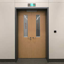 楼道甲级防火门 乙级丙级钢质防火门 医院检测室门钢制实验室厂家