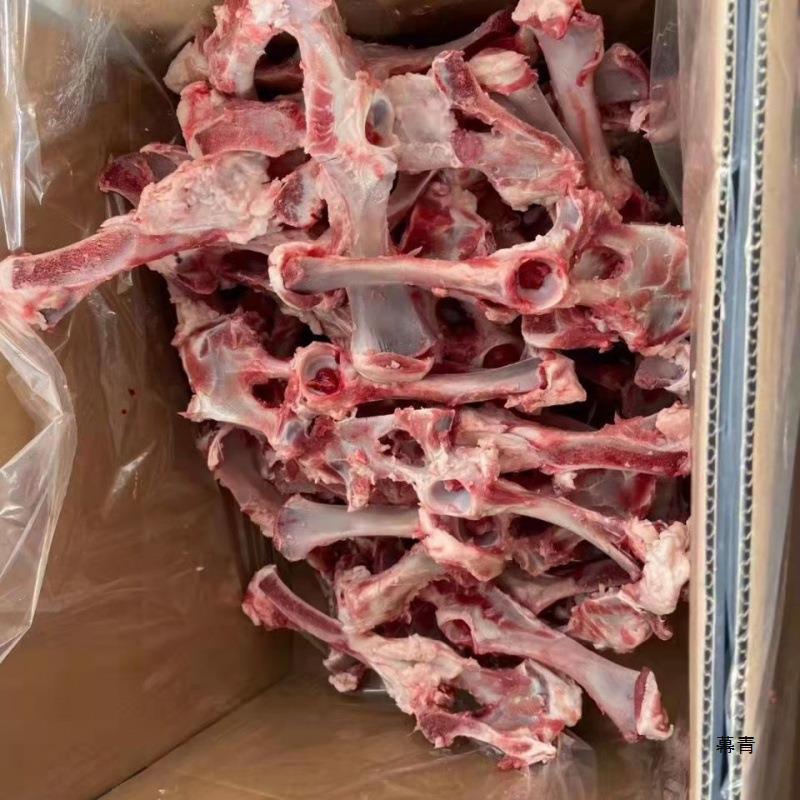 鲜冻清真羊骨头羊坐骨羊胯骨 羊苏吉骨 非羊棒骨羊肉汤熬跨境代发