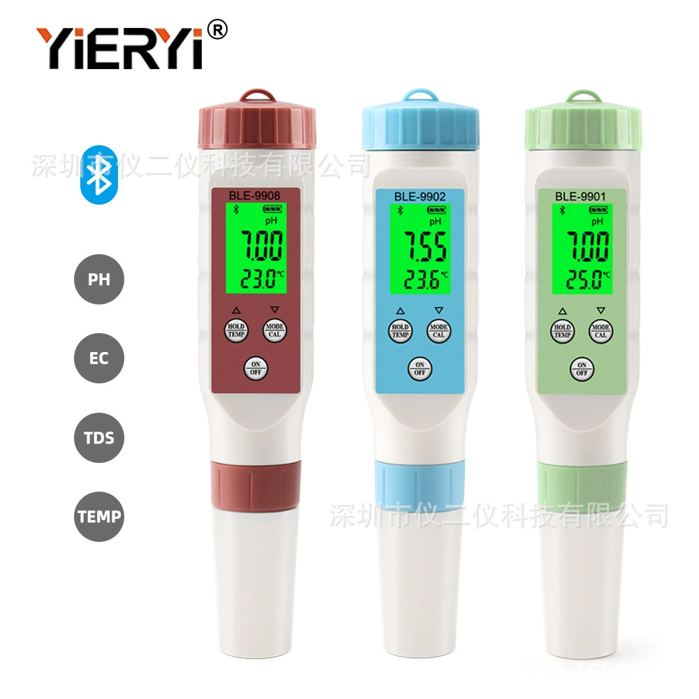 Измеритель качества воды 9908 Bluetooth версии, измеритель pH, 9902EC, измеритель проводимости, TDS, многопараметрический измеритель качества воды