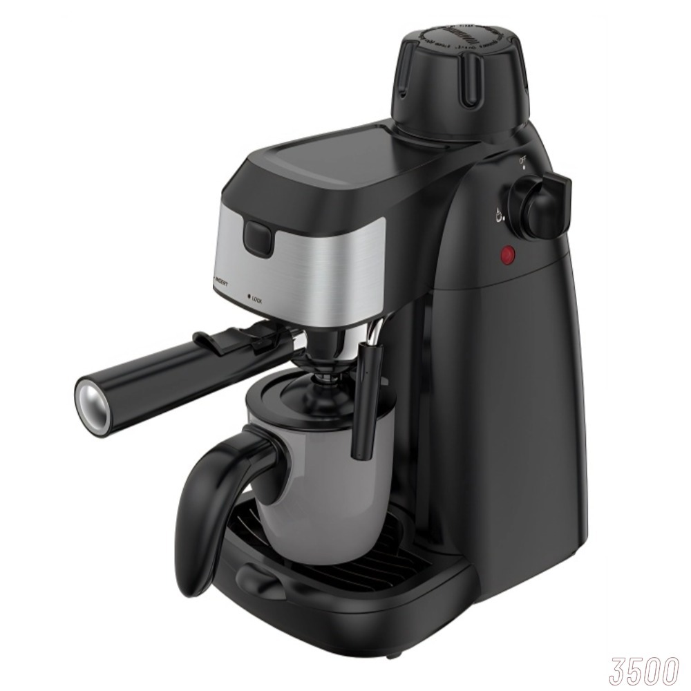 3.5Bar italiano semiautomático vapor burbuja cappuccino espresso italiano cafetera manual vintage
