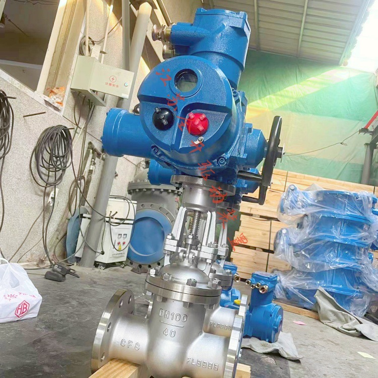 矿用隔爆兼本安电动一体式闸阀ZJKZ941H-16C DN500带485通讯