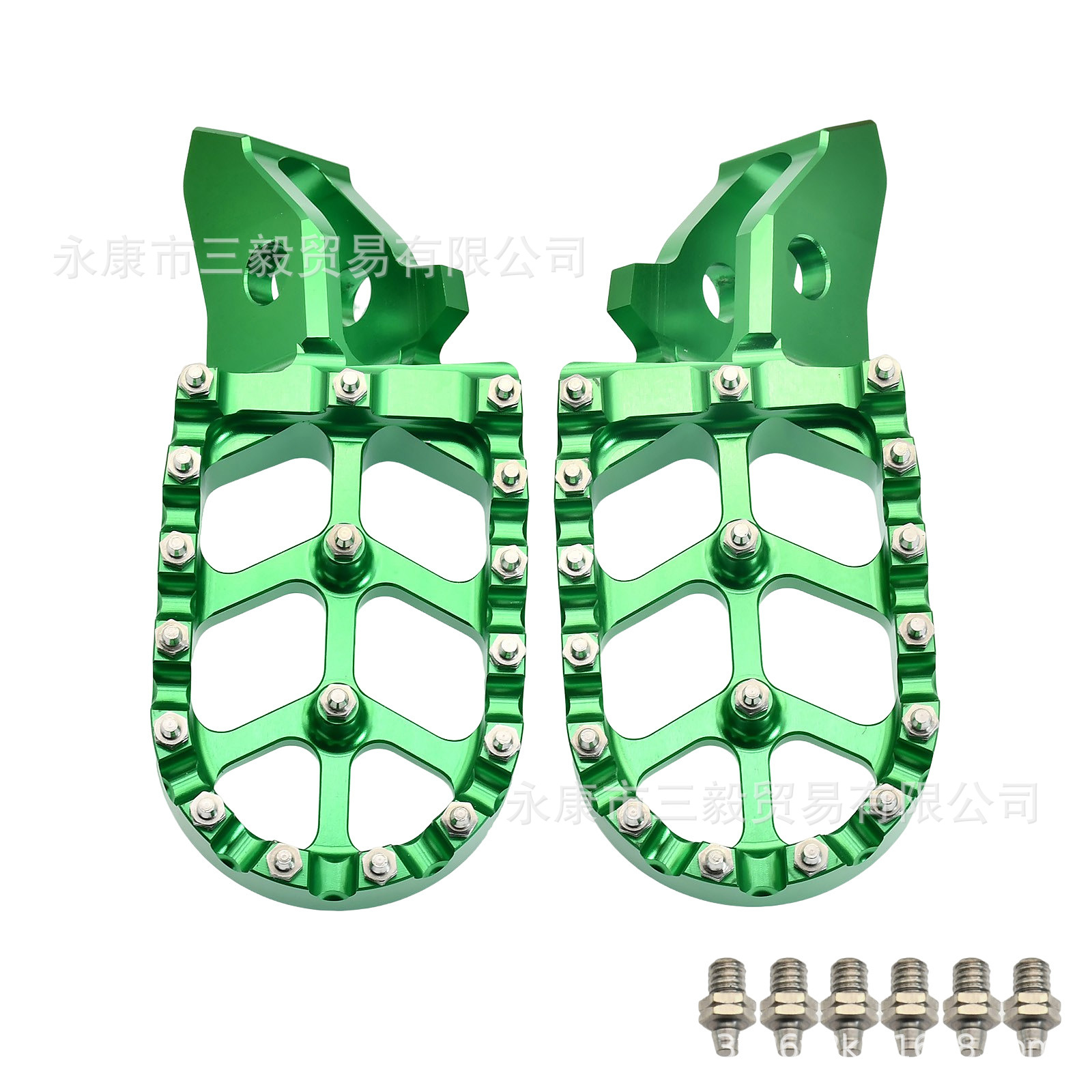 SurRon UltraBee – Motuoche Motorcycle pedals - green