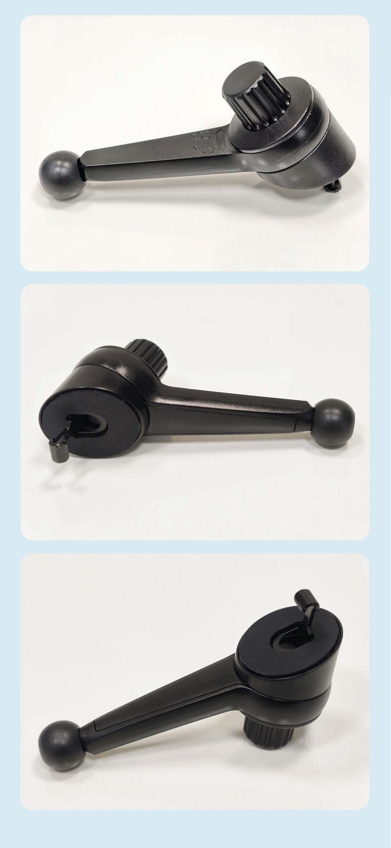 Explosive car side window air outlet mobile phone bracket base accessories do not block the air outlet mobile phone clip accessories base
