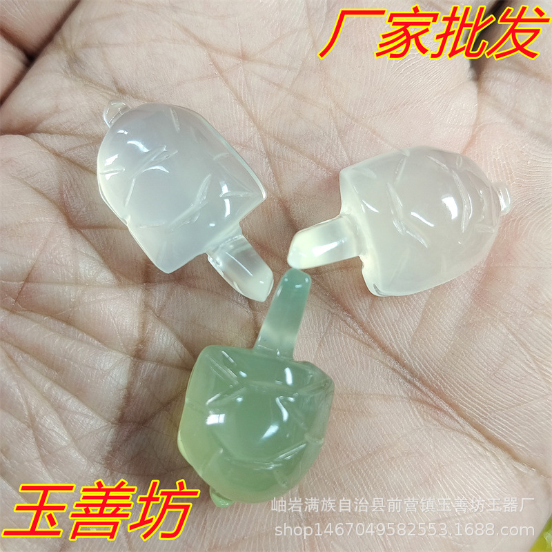 岫玉乌龟小件天然玉器手工玉石饰品配件长寿龟厂家批发直播小礼品