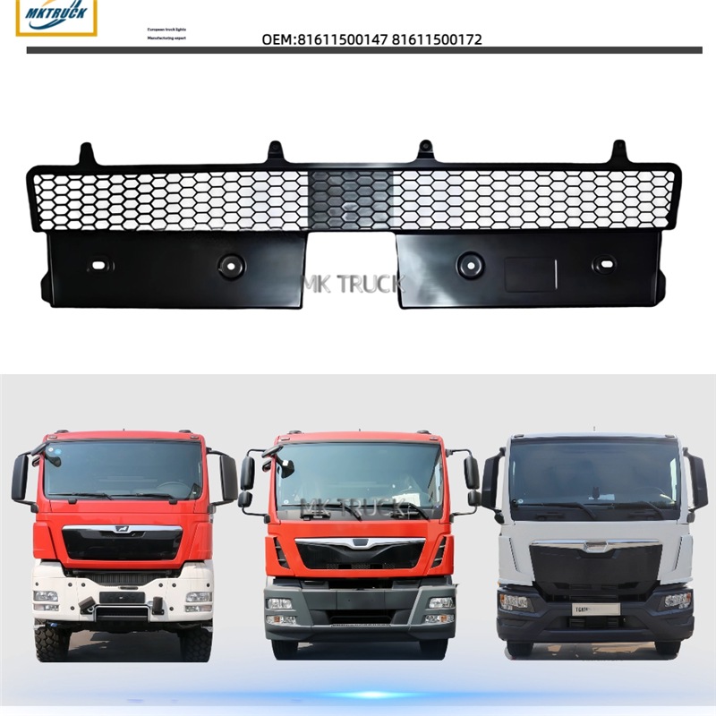81611500147 81611500172 Rejilla del panel frontal para el camión MAN TGM accesorios de fábrica
