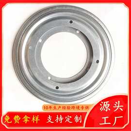 全身镜旋转底座 5.5寸圆转盘 餐桌镀锌转盘 展示架空心铁转盘