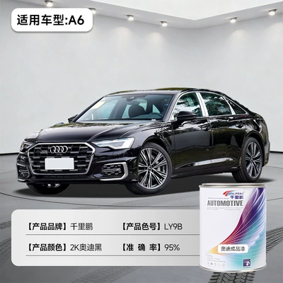 Suitable for Audi Finished Paint Avtomobil boyası - 2k-audi-black-a6-ly9b-1lbarrel-liquid-paint
