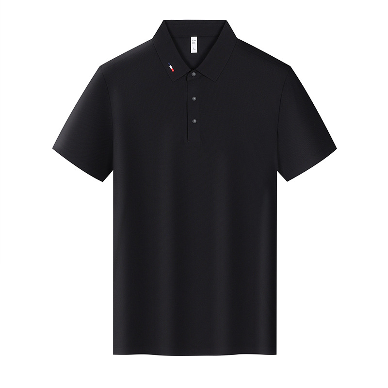 Camiseta de solapa de manga corta de golf que no deja marcas Camiseta de polo para hombre de lujo ligero de alta gama Camiseta de polo de secado rápido deportiva personalizada