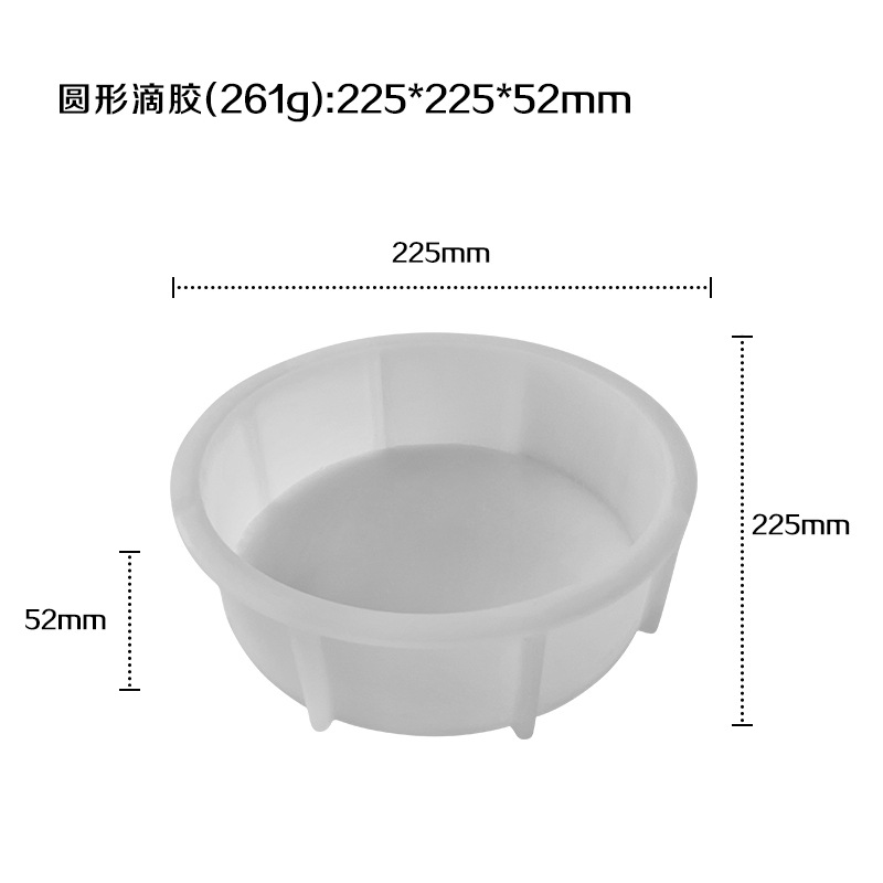 Cross-border DIY cristal epoxi molde de silicona grande cuerpo redondo seis lados decoración del cuerpo libro de escritorio archivo joyería herramienta abrasiva