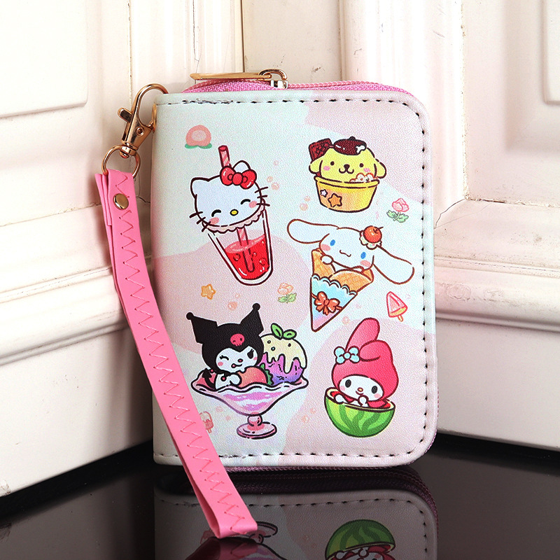 Hellokitty billetera Hello Kitty nuevo monedero con posición de tarjeta