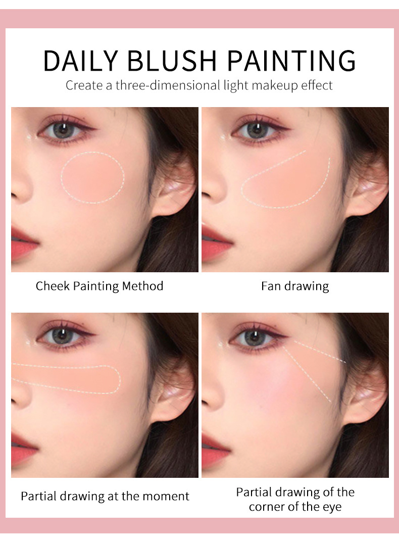 VIBELY Nude Natural Hydrating Liquid Blush Cross-border Single Color Slightly tipsy Long-lasting Color Liquid Blush Eyeshadow undefined