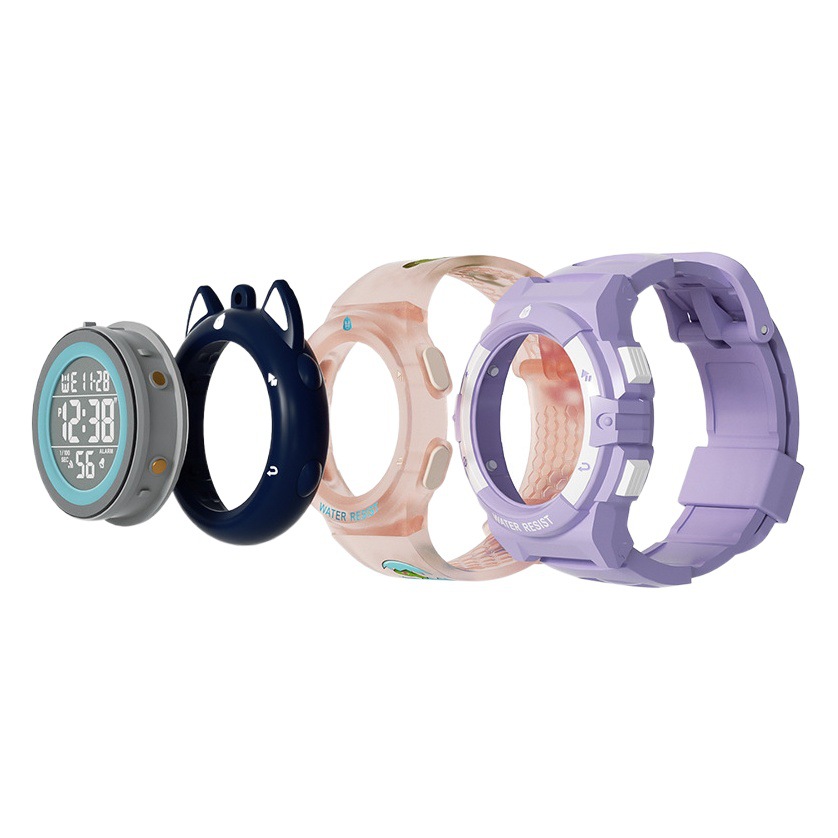 Regalo creativo estudiante reloj electrónico despertador reloj deportivo al aire libre impermeable luminoso multifuncional reloj infantil