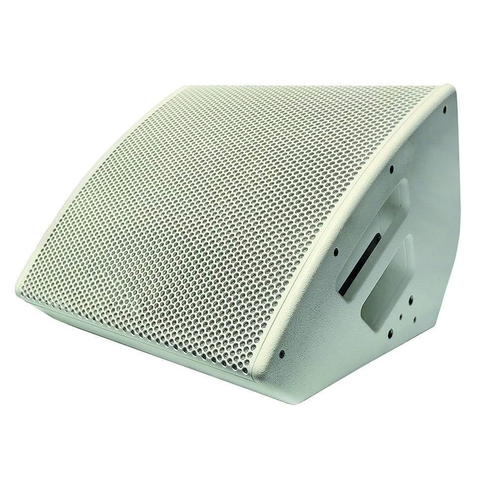 12 pulgadas de sonido de retorno al aire libre conferencias profesionales plaza bar sonido matriz de línea sonido escenario altavoz