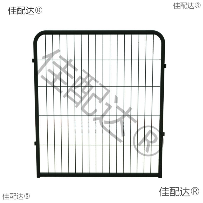 Dog fence, single-panel indoor fence with door, freely assembled, with posts, suitable for pets, dog cage, for use at the entrance