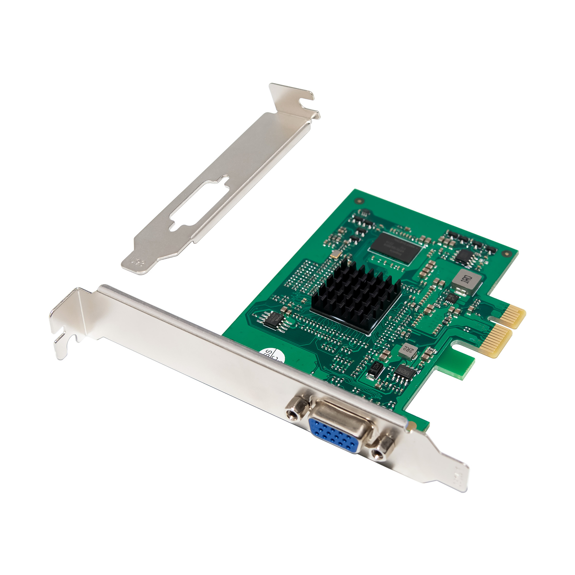 PCI-E显卡 电视机显示器AST2400 单口2K VGA工控机服务器图形显卡