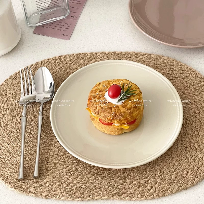 Sophisticated ceramic dinner plate, 2025 years, high-quality style