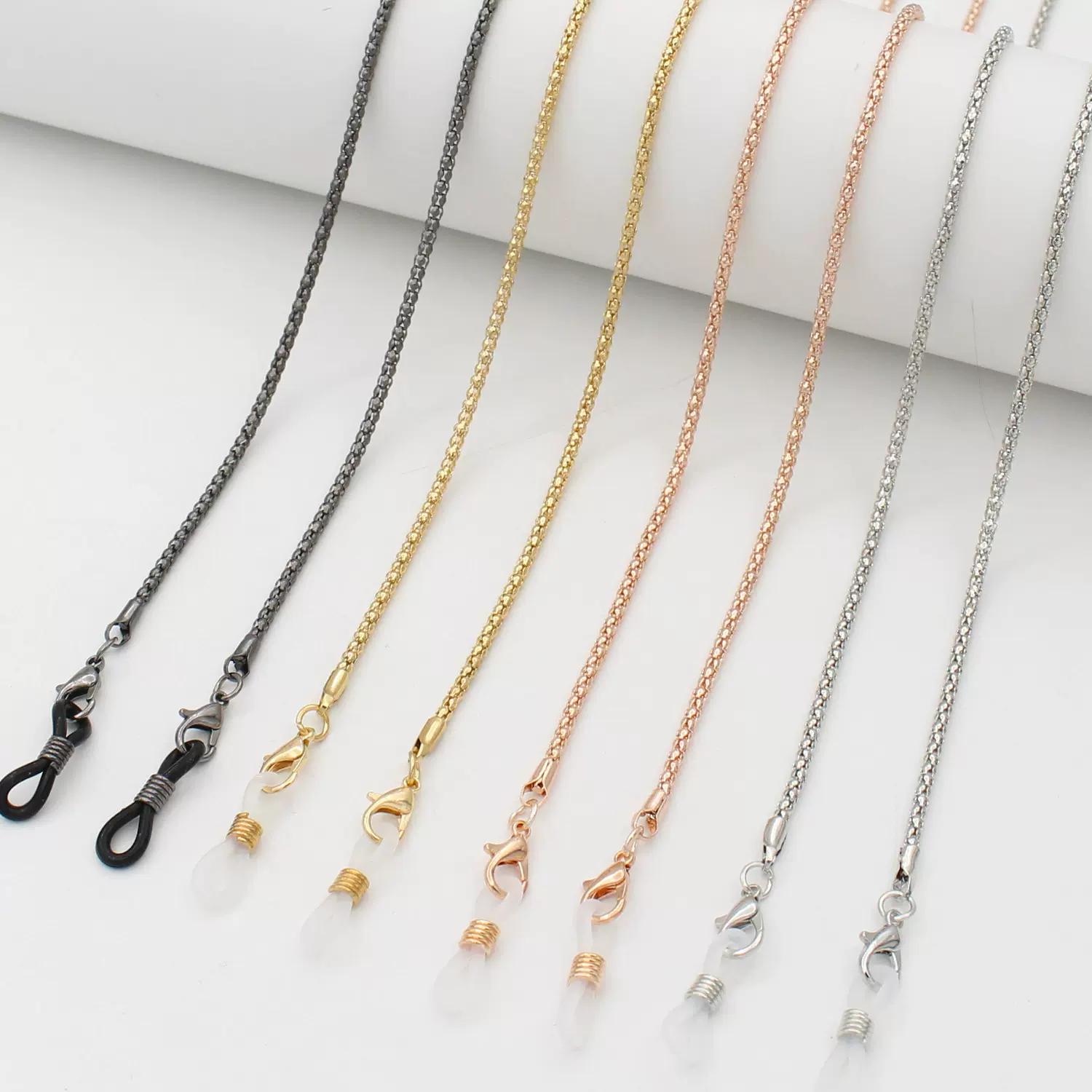 厂家供应欧美跨境防丢创意时尚流行配饰高级感眼镜链口罩链挂链