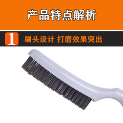 Wire brush cleaning brush rust removal and dirt removal industrial use household metal brush barbecue cleaning brush