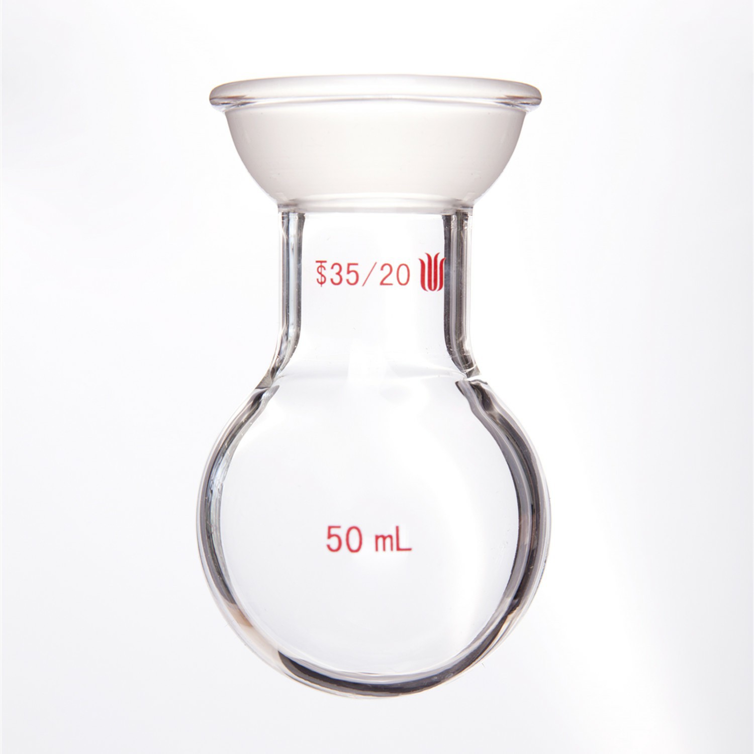 球磨口单口圆底球瓶,用于做旋转蒸发仪上的接收瓶