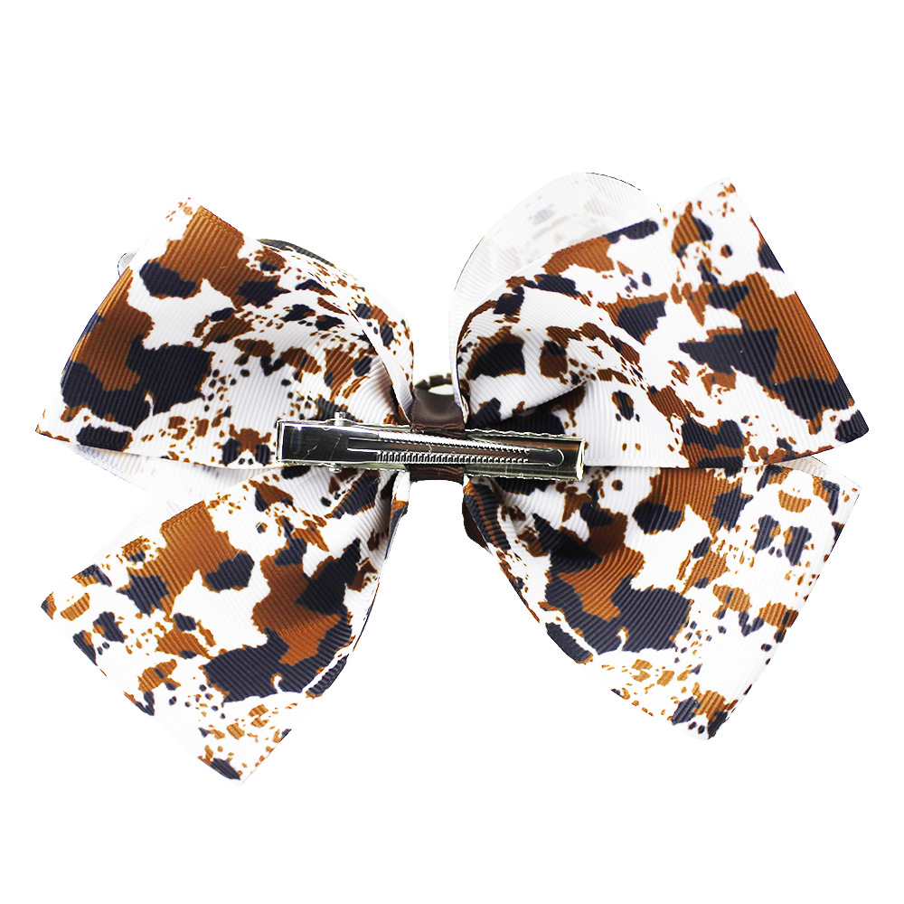 Kid's Sweet Bow Knot Fabric Hair Clip display picture 6