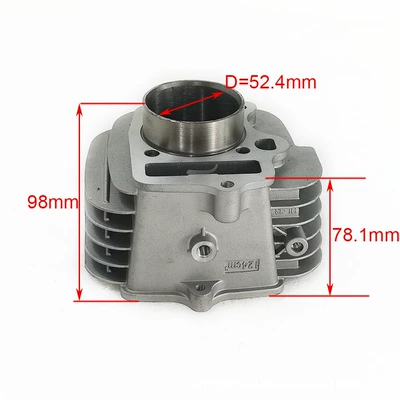 Cylinder and parts 52.4mm Bore Aluminum Cylinder