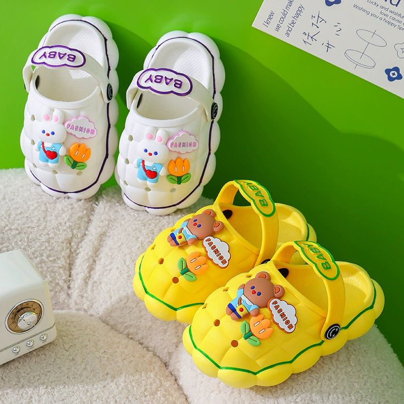 Противоскользящие мягкие детские тапочки с мягким дном