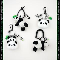 Panda Doll Keychain Pendant Car Plush Toy Cute Simulation Red Panda Backpack Couple Girlfriend Gift