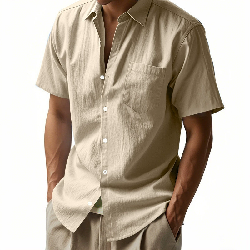 Рубашка в стиле американского oversize (кросс-граничная торговля)