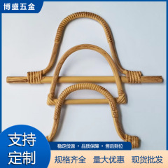 籐の手はハンガーの形の手袋の部品の藤の取っ手のDIYの布を引っ張って藤の取っ手を防ぎます。