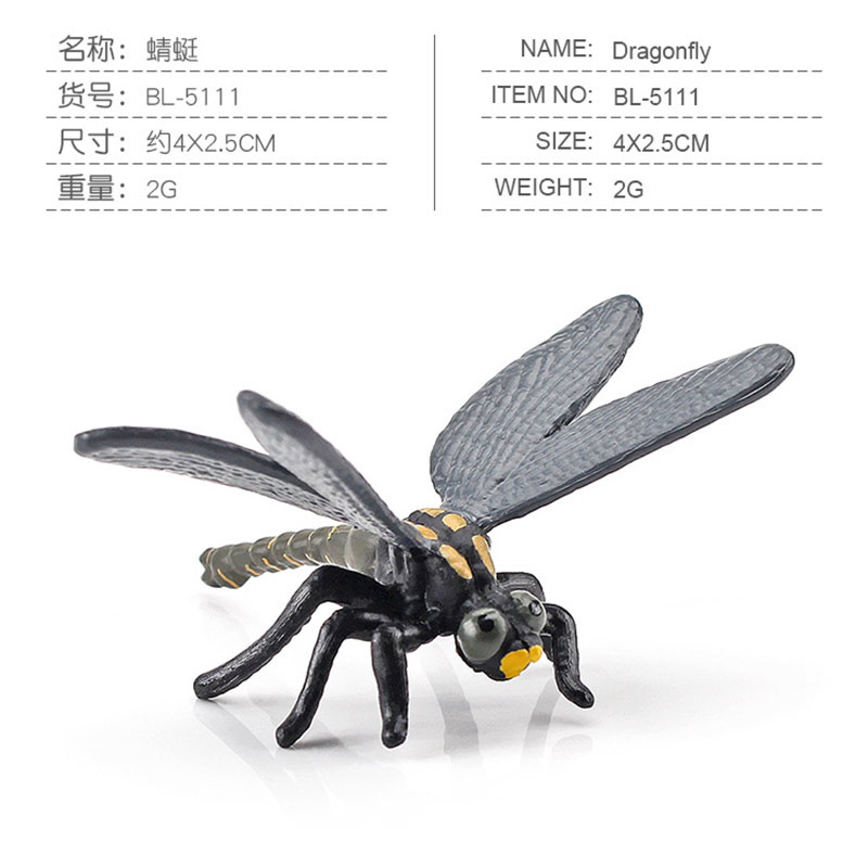 Sólido artificial abeja araña mariposa Naruto ciempiés insecto modelo animal juguete de los niños arena bandeja Decoración