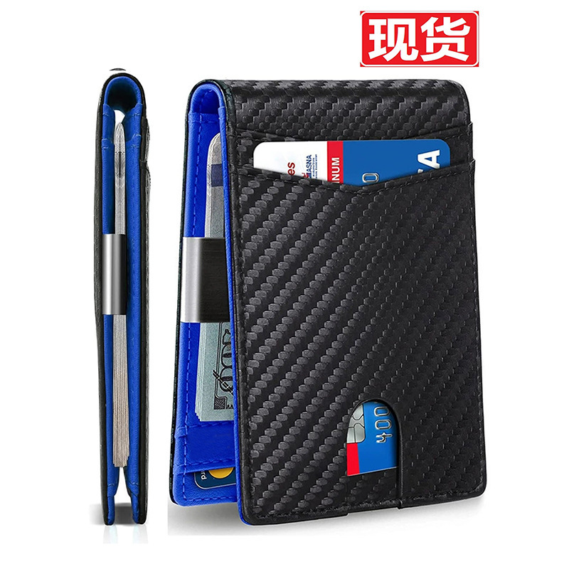 Amazon 12-Card Slot Men's Wallet Card Holder Rfid Dollar Bill Clip Men's Wallet 2026
