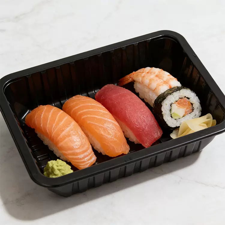 冷鲜肉锁鲜餐盒卤菜食品打包盒生鲜托盘外卖豆腐盒塑料盒收纳