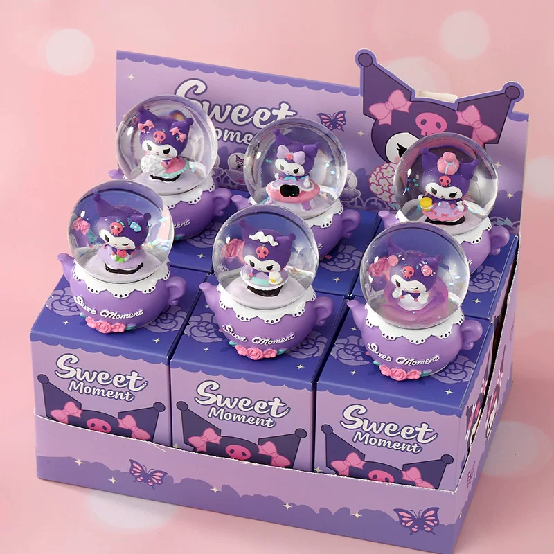Разбивка Douyin Cool Mi семья кристаллическая шаровая blind box мультфильм анимация окружающая волна играющий свет декоративное оформление