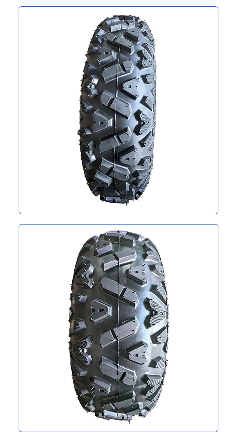 A Flower Rubber Tire Atv Off-Road Vehicle Kart Tire Front 23*7-10 Rear 22*10-10 Rubber Tire