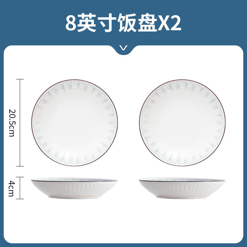 8inch 접시 - 저렴한 가격의 2팩