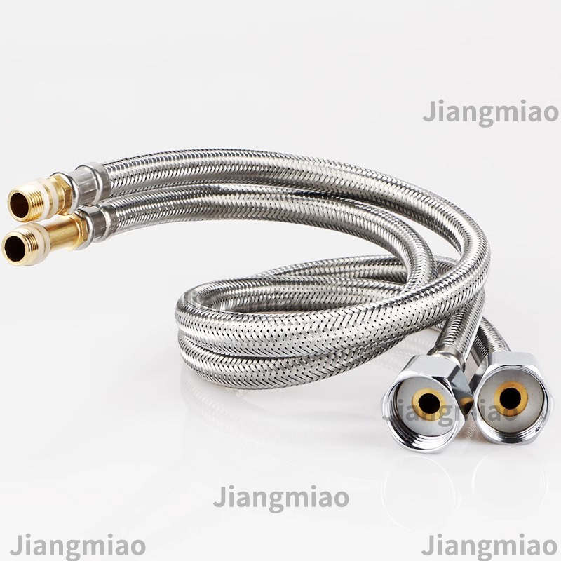 Manguera de entrada de agua, tubo de acero inoxidable trenzado, lavabo, grifo, inodoro, tubo de entrada de agua, manguera de trenzado de metal, tubo de entrada de agua caliente y fría