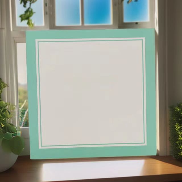 Exterior interior de 33cm de papel de bordes cuadrados de color cartón de pintura artística infantil cartón de engrosamiento cartón de color cartón