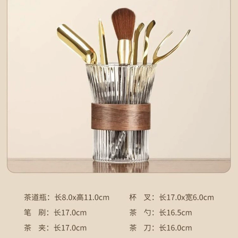 Чайная ceremony Six Gentlemen Набор чая кунг-фу премиум класса на стол Desktop Parts Household Tea Brush