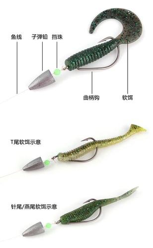 Wide belly crank hook 83206 punk lure hook soft bait soft worm mandarin fish hook Luya flat insect hook wholesale