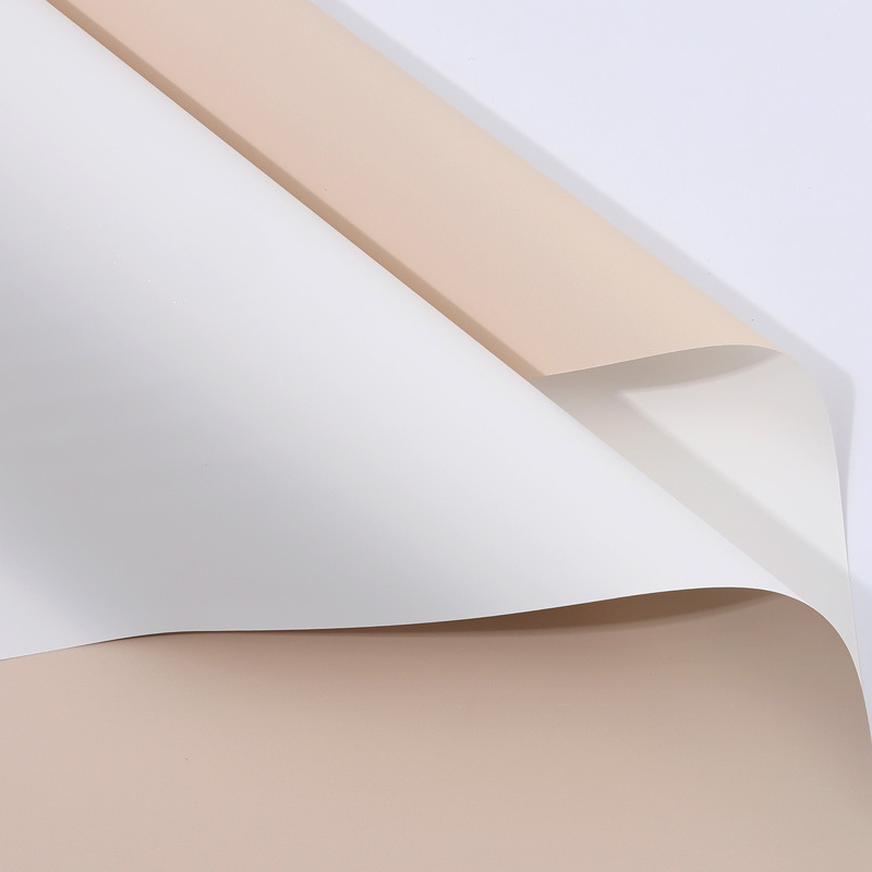 Papel de embalaje de flores de alta calidad al por mayor Papel Ouya impermeable de dos colores al por mayor Fabricante de papel de flores de bolsa de regalo hecho a mano creativo