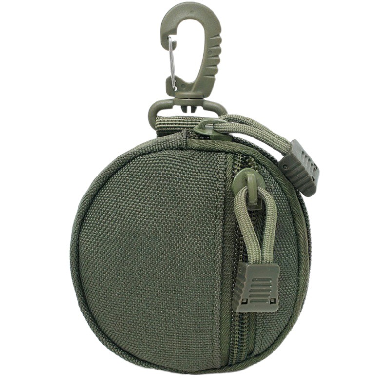 Multifunctional Key Bag Molle Tactical Bag Change Storage Portable Outdoor Sports Cycling Military Fan Small Round Bag