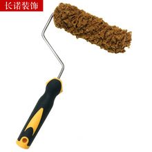 优质6寸人造海藻绵滚筒艺术涂料三色珠光幻彩漆艺术漆点彩工具刷