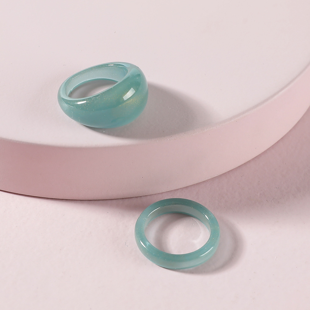 fashion acrylic ring set wholesale