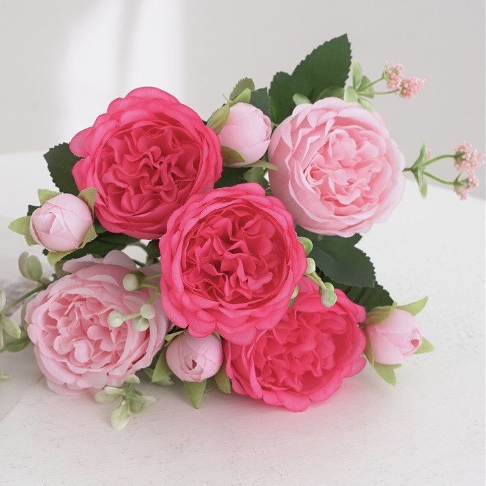 로즈 레드 + 핑크